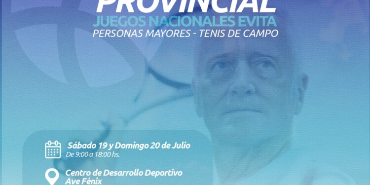 El clasificatorio a los Juegos Evita para personas mayores será en el Ave Fénix