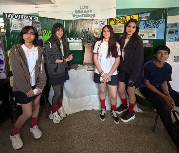 Estudiantes de Juana Koslay presentaron un trabajo sobre las regiones de San Luis