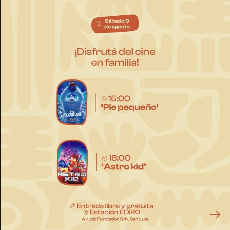 Agosto se pinta de película en la EDIRO