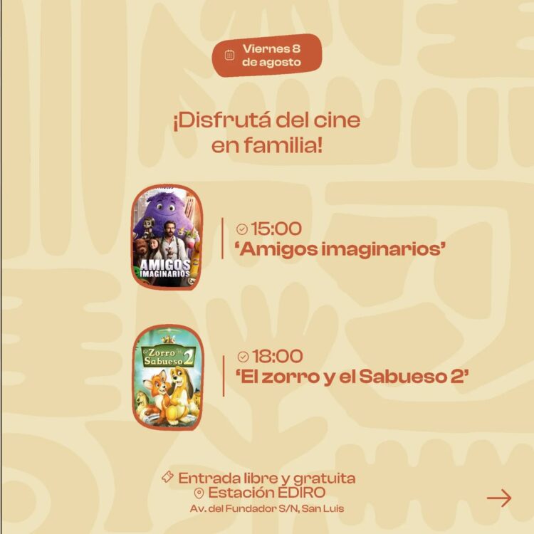 Agosto se pinta de película en la EDIRO