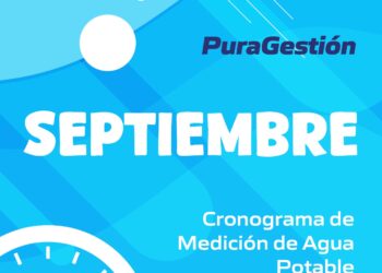 Cronograma de medición de agua potable