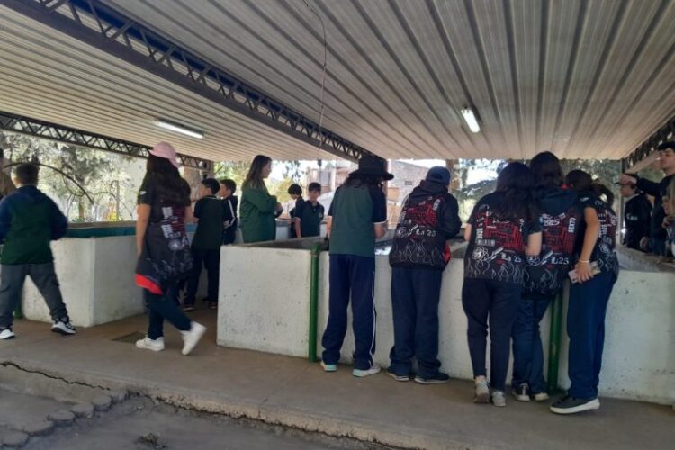 Estudiantes de Juana Koslay visitaron la Estación de Piscicultura