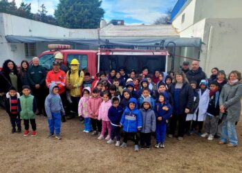 Estudiantes de Juana Koslay se capacitaron en incendios forestales