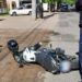 Una mujer sufrió lesiones luego del choque entre una moto y un auto; el conductor del otro vehículo se dio a la fuga