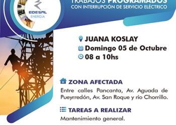 Corte programado del servicio eléctrico este domingo 05 de octubre