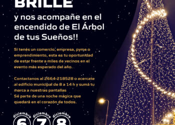 Convocan a emprendedores y comerciantes a formar parte del evento del “Encendido del Árbol de Tus Sueños”