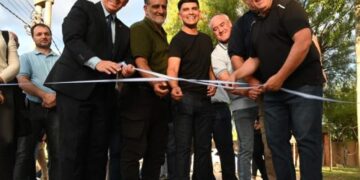 Inauguraron obra de pavimentación en Las Chacras