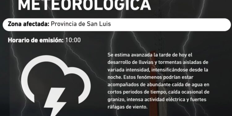 Renuevan alerta meteorológico