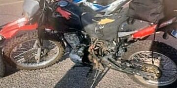 Potrero de los Funes: demoraron a un hombre y a una mujer que realizaban maniobras peligrosas en una motocicleta y que intentaron agredir a efectivos policiales; el sujeto dio positivo en el alcotest