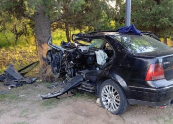 Un hombre resultó herido tras protagonizar un accidente automovilístico en Avenida del Portezuelo