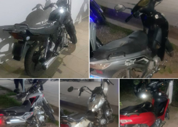 Juana Koslay: la Policía retuvo varias motocicletas por distintas irregularidades