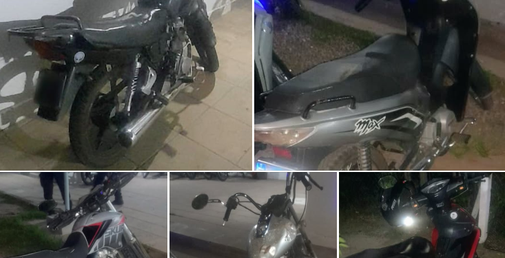 Juana Koslay: la Policía retuvo varias motocicletas por distintas irregularidades