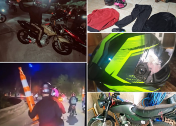 Allanaron y encontraron en un operativo, a los autores del robo de conos de Seguridad Vial, en un encuentro de motos realizado días atrás