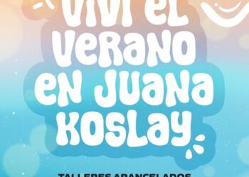 Juana Koslay vive el verano con diversos talleres para todos los públicos