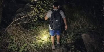 Rescataron senderista perdido en el Salto de la Moneda