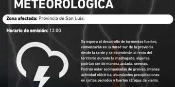 Posibles tormentas a partir de esta noche
