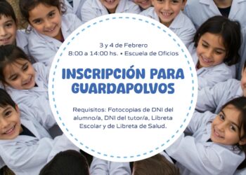 El municipio abre las inscripciones para recibir los guardapolvos escolares