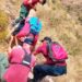 Rescataron a una mujer lesionada en el Cerro de la Cruz