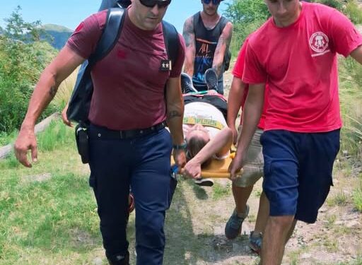 Otra vez un rescate en el Salto de la Moneda