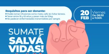 Convocan a una nueva jornada de donación de sangre