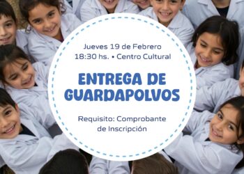 Este jueves el municipio entregará los guardapolvos a quienes se inscribieron previamente