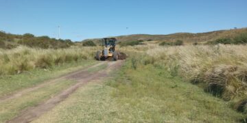 Vialidad Provincial intervino caminos en Dónovan, Juan W. Gez, entre otros.