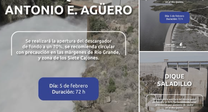 Trabajos en diques pueden ocasionar turbidez en el agua potable temporalmente