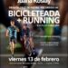 Bicicleteada recreativa y jornada de running familiar en Juana Koslay