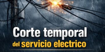 Zonas afectadas en el servicio eléctrico por temporal en este momento: