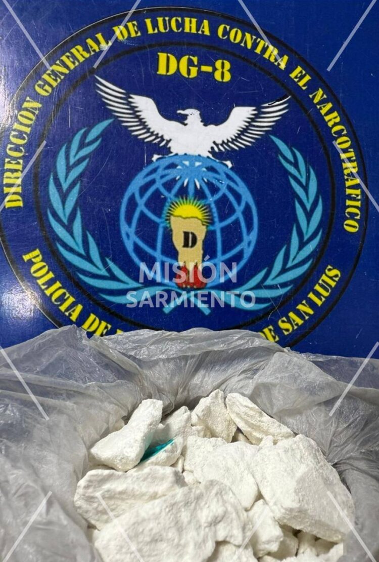 Tras un procedimiento en la EDIRO, la Policía incautó droga valuada en casi 5 millones de pesos y detuvo a un joven