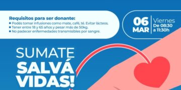 convocatoria a jornada de donación de sangre