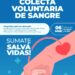 convocatoria a jornada de donación de sangre