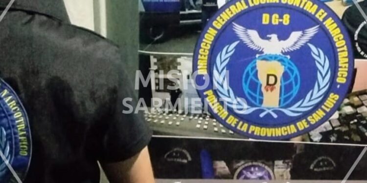 Operativo anti-narcotráfico en San Luis y Juana Koslay, arrojó más de 43 millones de pesos en droga y detuvo a 7 personas