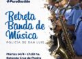 Tarde de música con la Banda de la Policía en la Rotonda de Cruz de Piedra