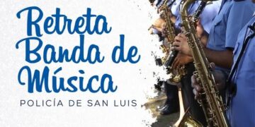 Tarde de música con la Banda de la Policía en la Rotonda de Cruz de Piedra