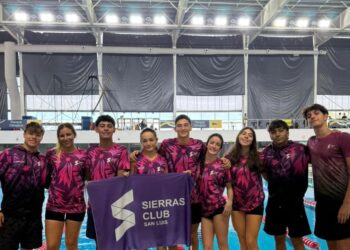 Destacada actuación del Sierras Club en el Nacional de Natación