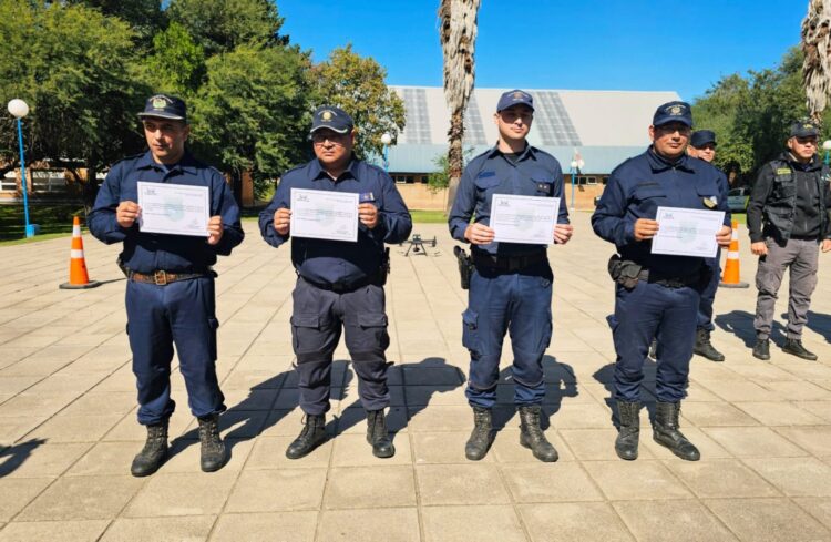 Gendarmería Nacional capacitó a policías de San Luis en uso de drones de alta prestación