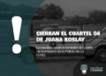 Cerrará el cuartel de bomberos de la Policía en Juana Koslay