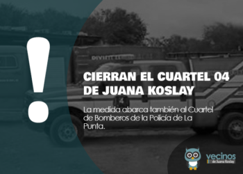 Cerrará el cuartel de bomberos de la Policía en Juana Koslay