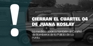 Cerrará el cuartel de bomberos de la Policía en Juana Koslay
