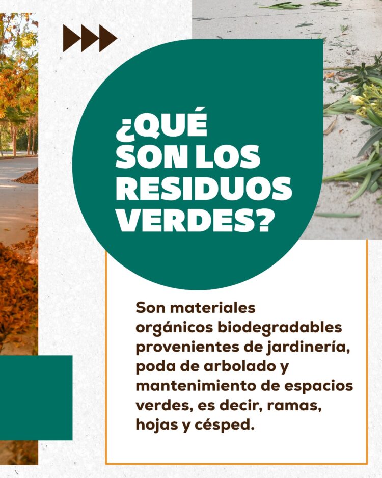 Solicitan colaboración de los vecinos para una correcta disposición y retiro de residuos verdes