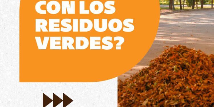 Solicitan colaboración de los vecinos para una correcta disposición y retiro de residuos verdes