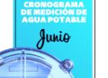 Cronograma de medición del agua potable en barrios