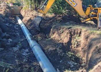 San Luis Agua optimizó el sistema de alivio del acueducto Cámara 35 en Juana Koslay