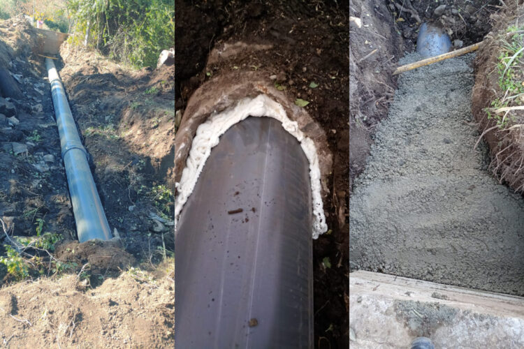 San Luis Agua optimizó el sistema de alivio del acueducto Cámara 35 en Juana Koslay