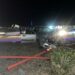 Accidente en la avenida José Santos Ortiz. Impactó contra una luminaria. Un herido