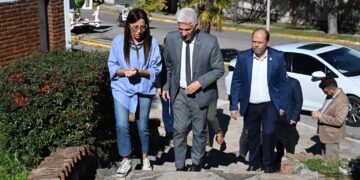 Poggi visitó Potrero de los Funes y respaldó a la nueva gestión municipal