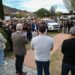 Poggi participó de la renovación de una plaza y la presentación de camionetas de la flota municipal