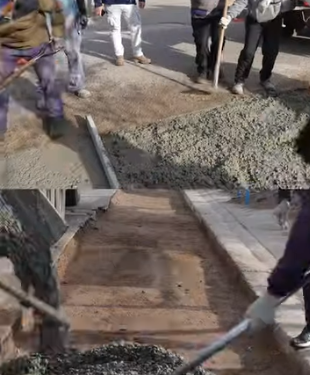 Realizan tareas de bacheo sobre calle Huarpes para mejorar la circulación