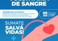 Convocan a una nueva jornada de donación de sangre para este viernes